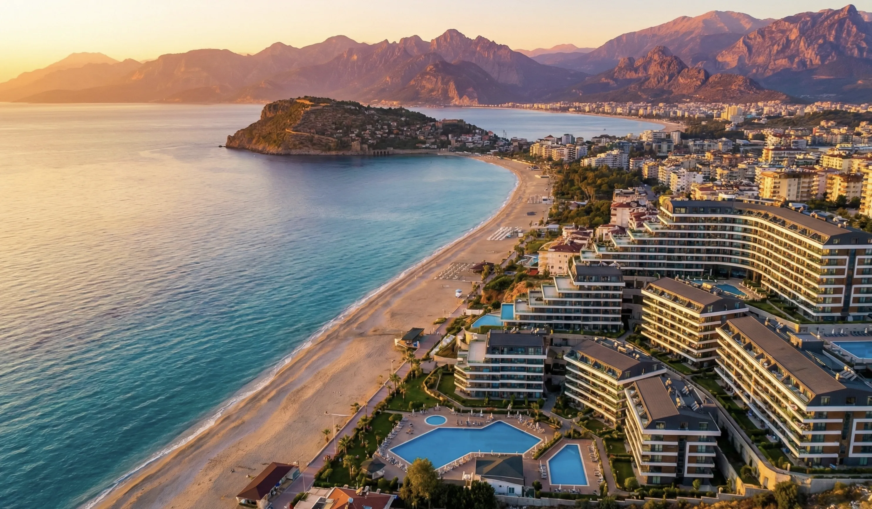 Professional real estate photography and video production in Alanya showcasing luxury property