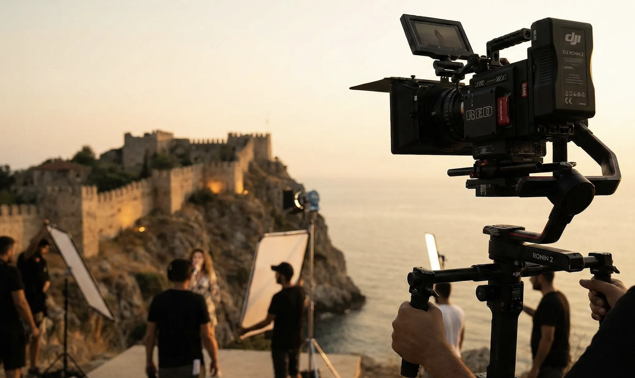 Why choose Alanya and Turkey for music video production, showing diverse Mediterranean landscapes