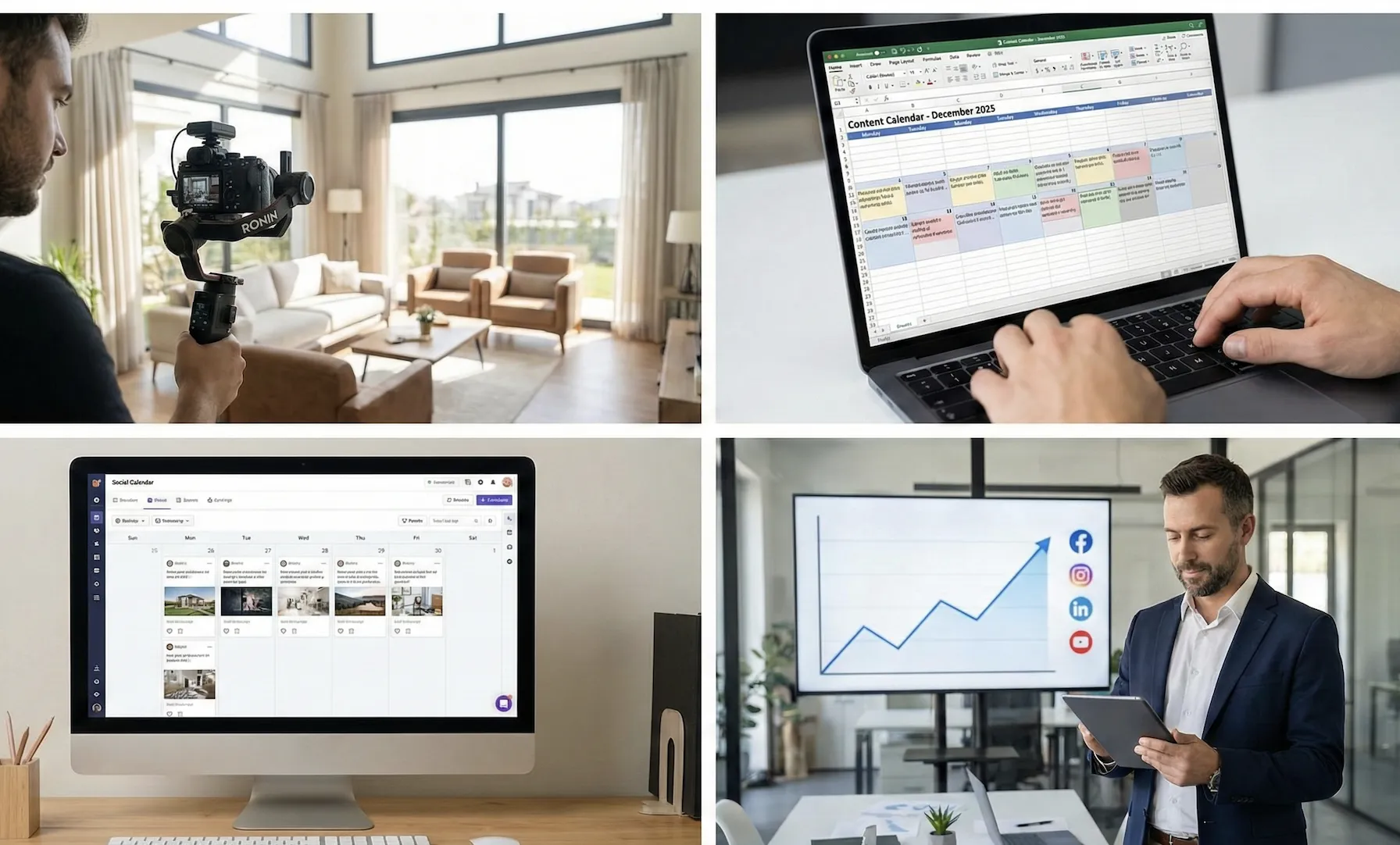 Real estate content calendar planning for Alanya property marketing 2026