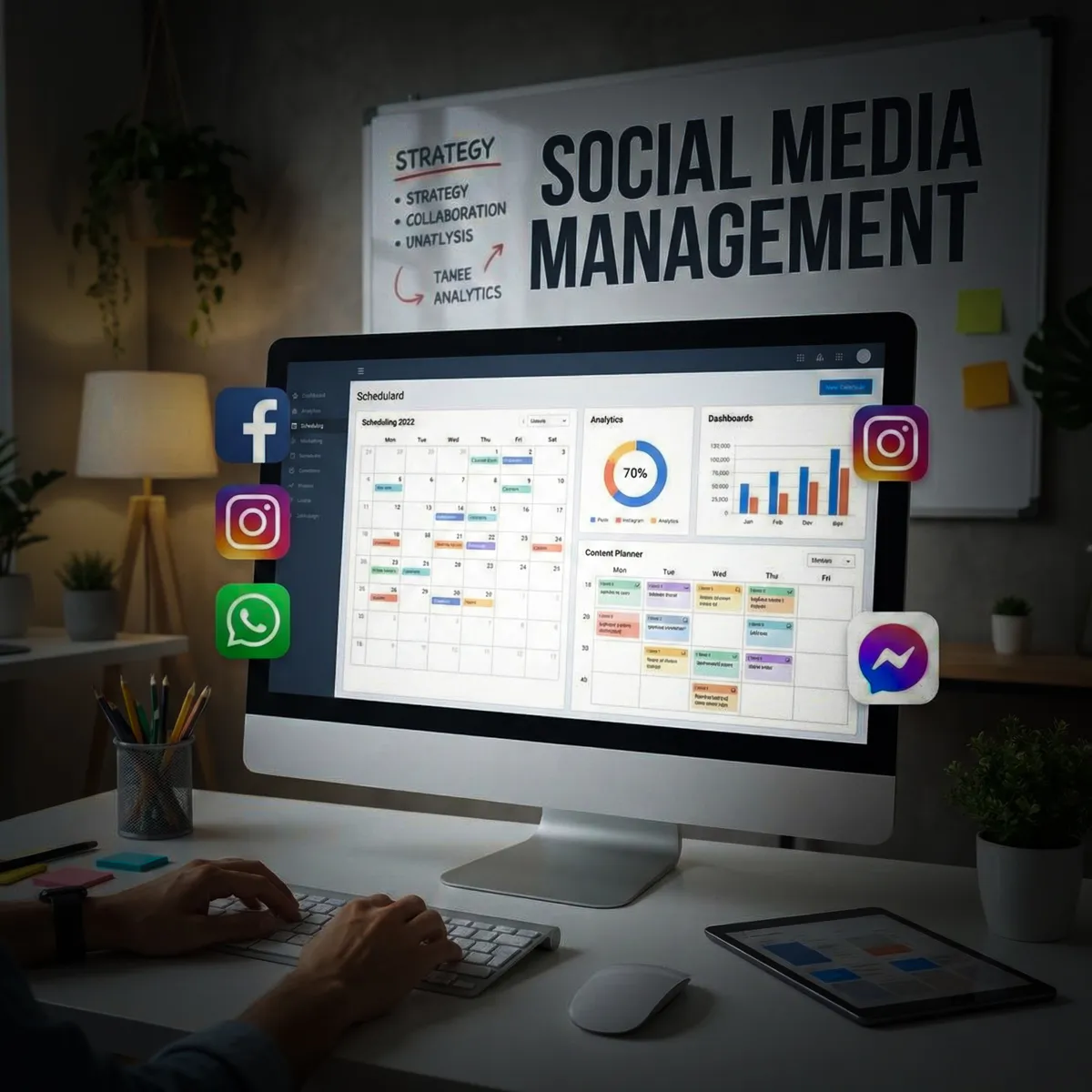 Social media marketing management and content creation in Alanya