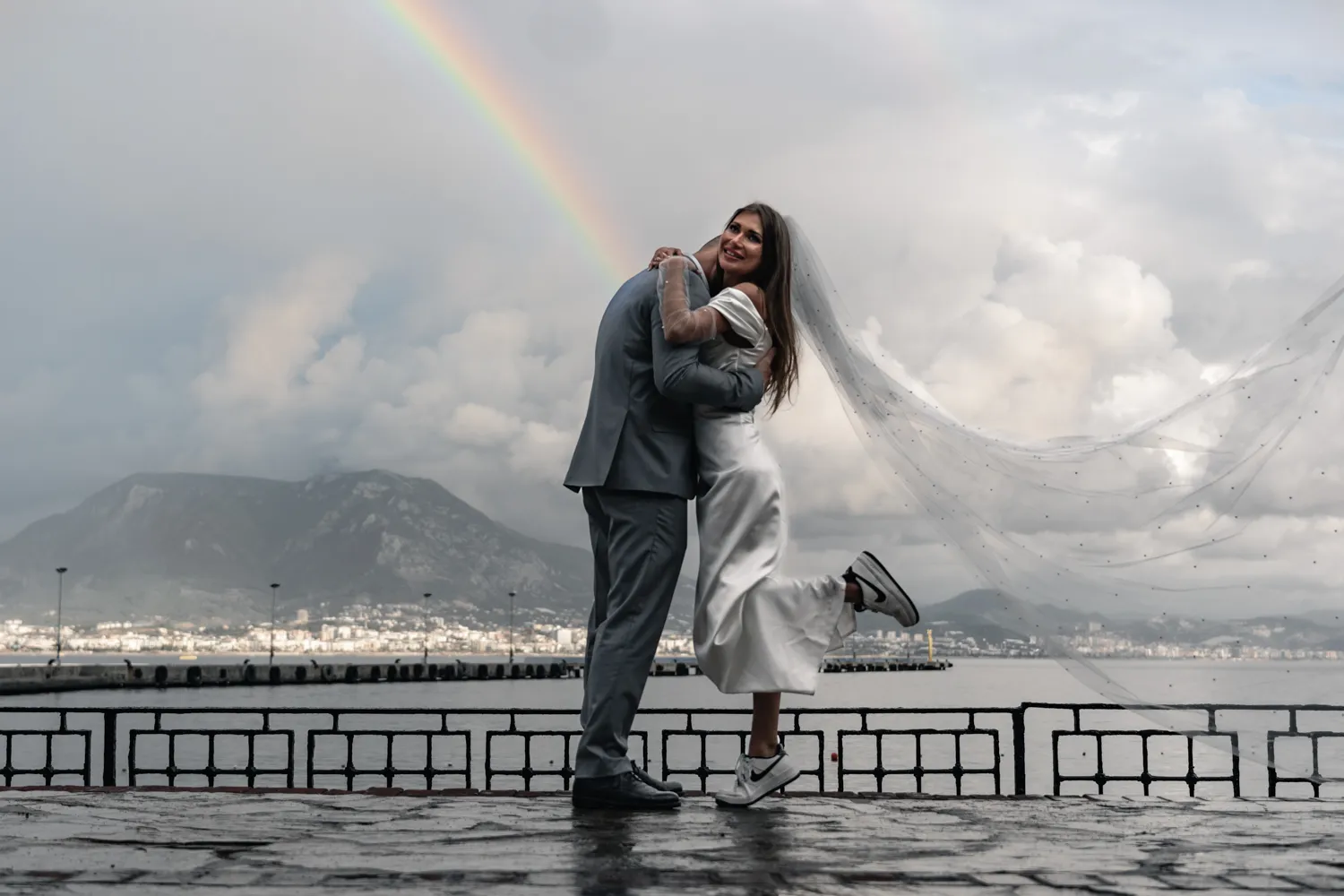 Elegant wedding couple photography in Alanya Turkey